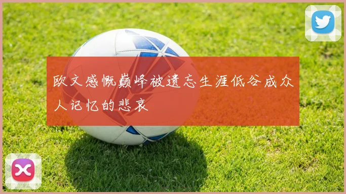 欧文感慨巅峰被遗忘生涯低谷成众人记忆的悲哀